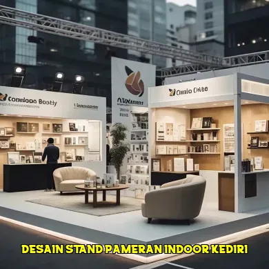 desain stand pameran indoor kediri